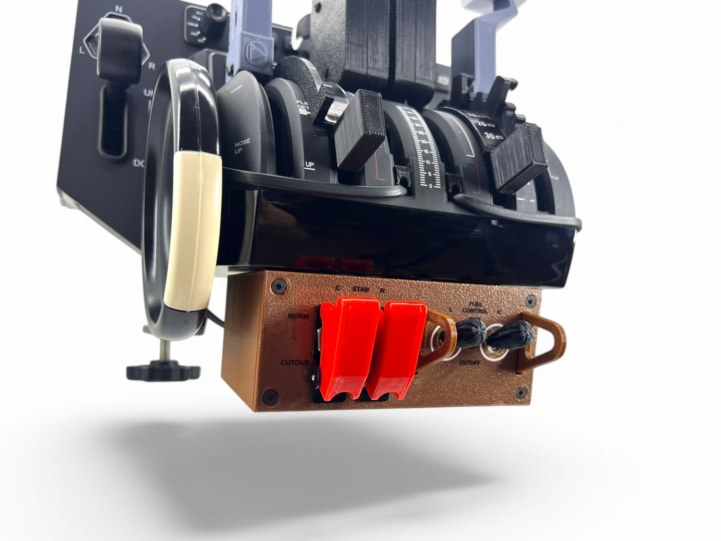 Boeing 777 Functional Fuel Cut-off Levers v2 for Flight Simulator