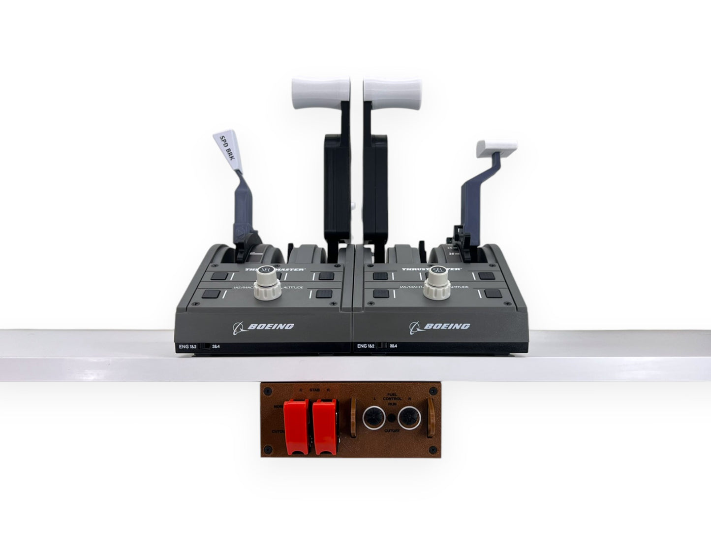 Boeing 777 Functional Fuel Cut-off Levers v2 for Flight Simulator