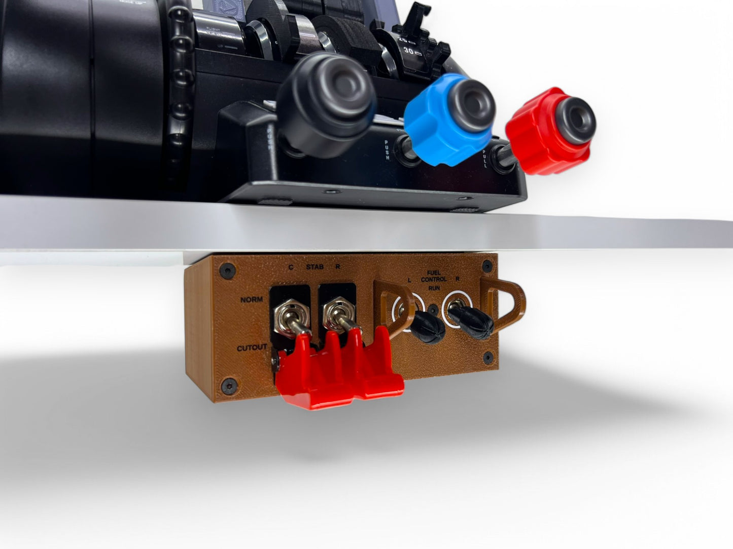 Boeing 777 Functional Fuel Cut-off Levers v2 for Flight Simulator