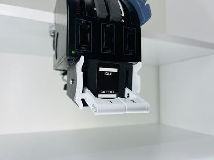 Boeing 737 Fuel Cut-Off Levers for Saitek/Logitech Throttle Quadrant- Sierradelta3D