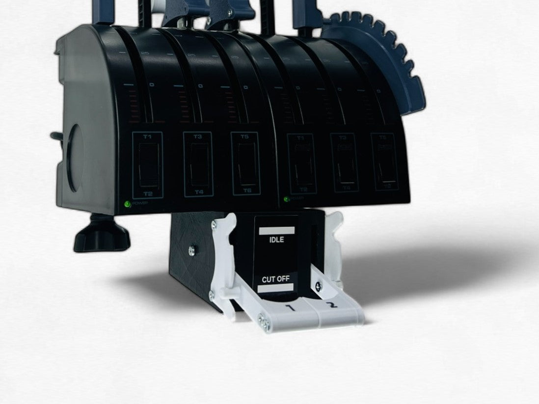 Boeing 737 Fuel Cut-Off Levers for Saitek/Logitech Throttle Quadrant- Sierradelta3D