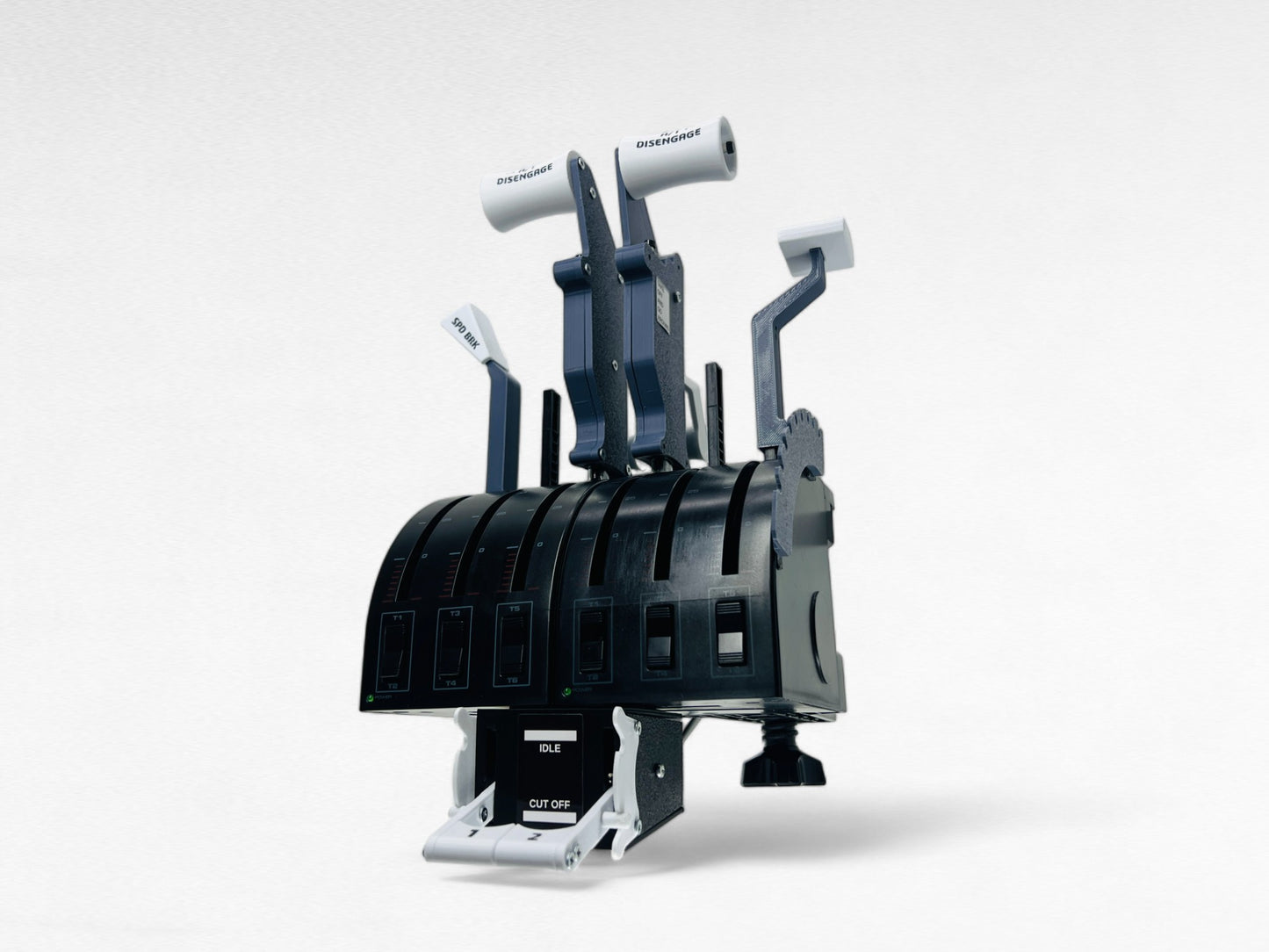 Boeing 737 Fuel Cut-Off Levers for Saitek/Logitech Throttle Quadrant- Sierradelta3D