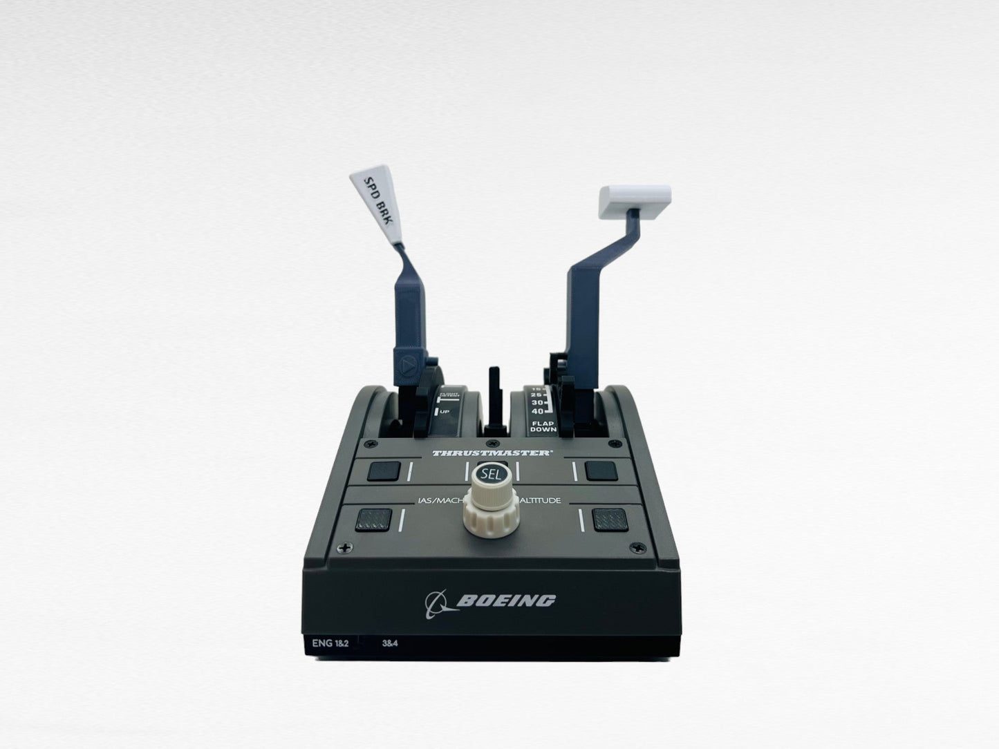 Boeing 737 Combined Gray Throttle Levers Addons for Thrustmaster TCA Quadrant Boeing Edition, Sierradelta3D - sierradelta3d