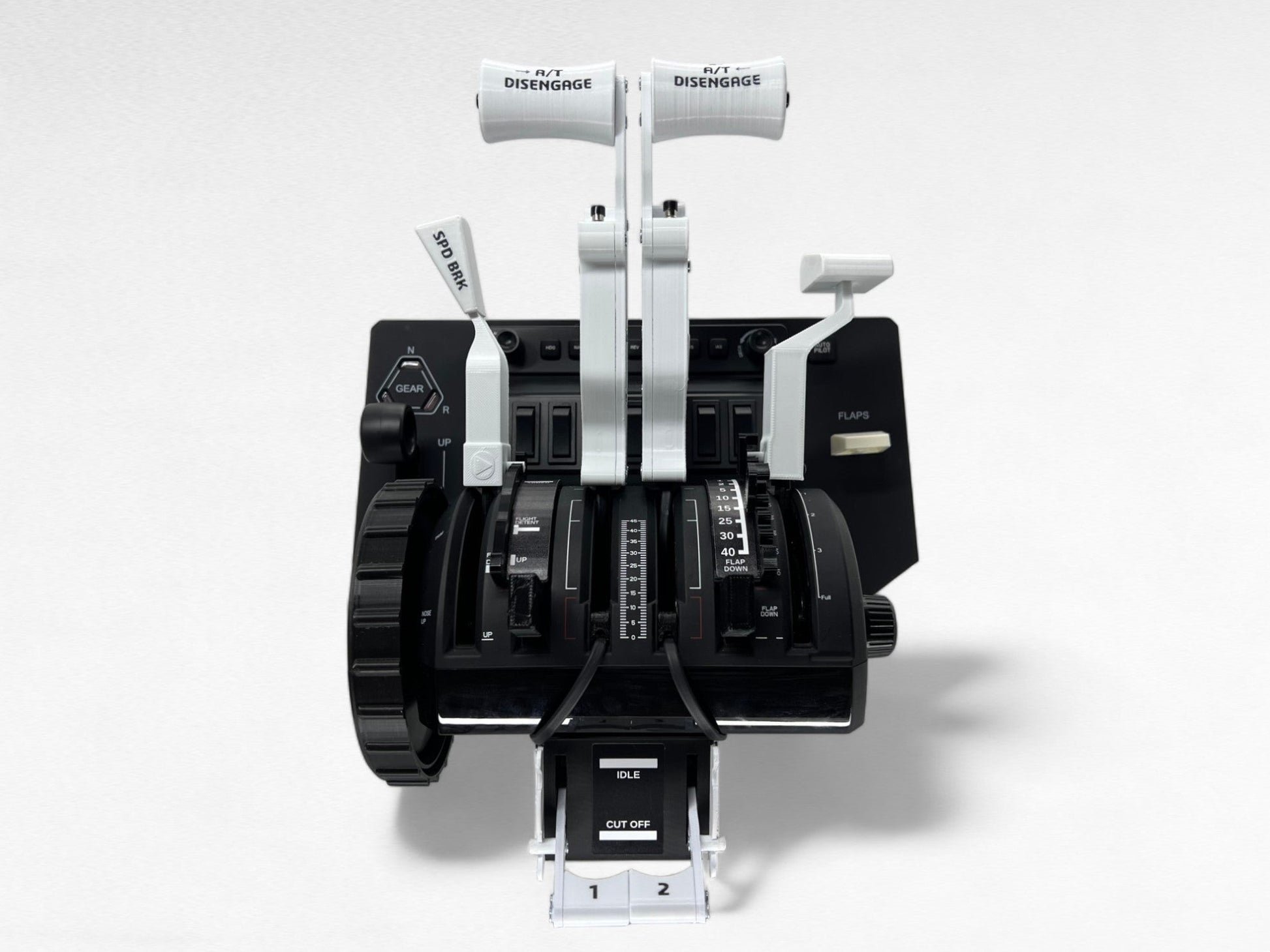 Boeing 737 Full Electronic Thrust Lever Kit for Honeycomb Bravo TQ, Flight Simulator - sierradelta3d