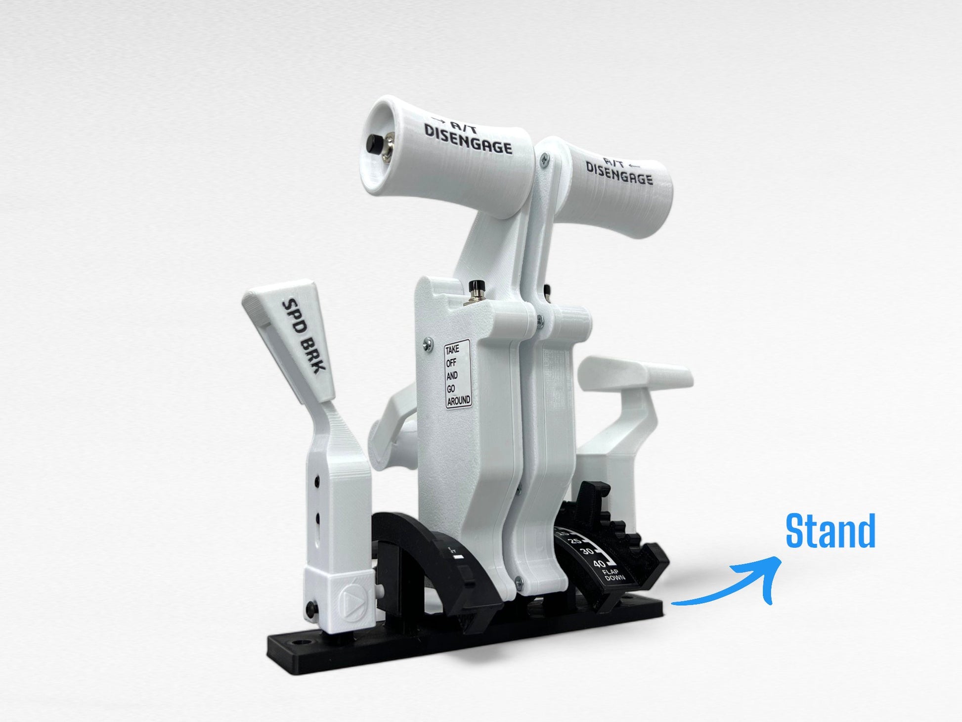 Boeing 737 Full Electronic Thrust Lever Kit for Honeycomb Bravo TQ, Flight Simulator - sierradelta3d