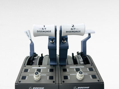 Boeing 737 Throttle Levers for Thrustmaster TCA Quadrant Boeing Edition, Gray, Sierradelta3D - sierradelta3d