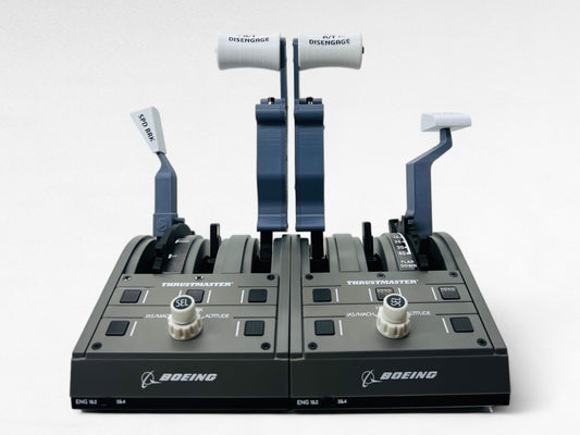 Boeing 737 Throttle Levers for Thrustmaster TCA Quadrant Boeing Edition, Gray, Sierradelta3D - sierradelta3d