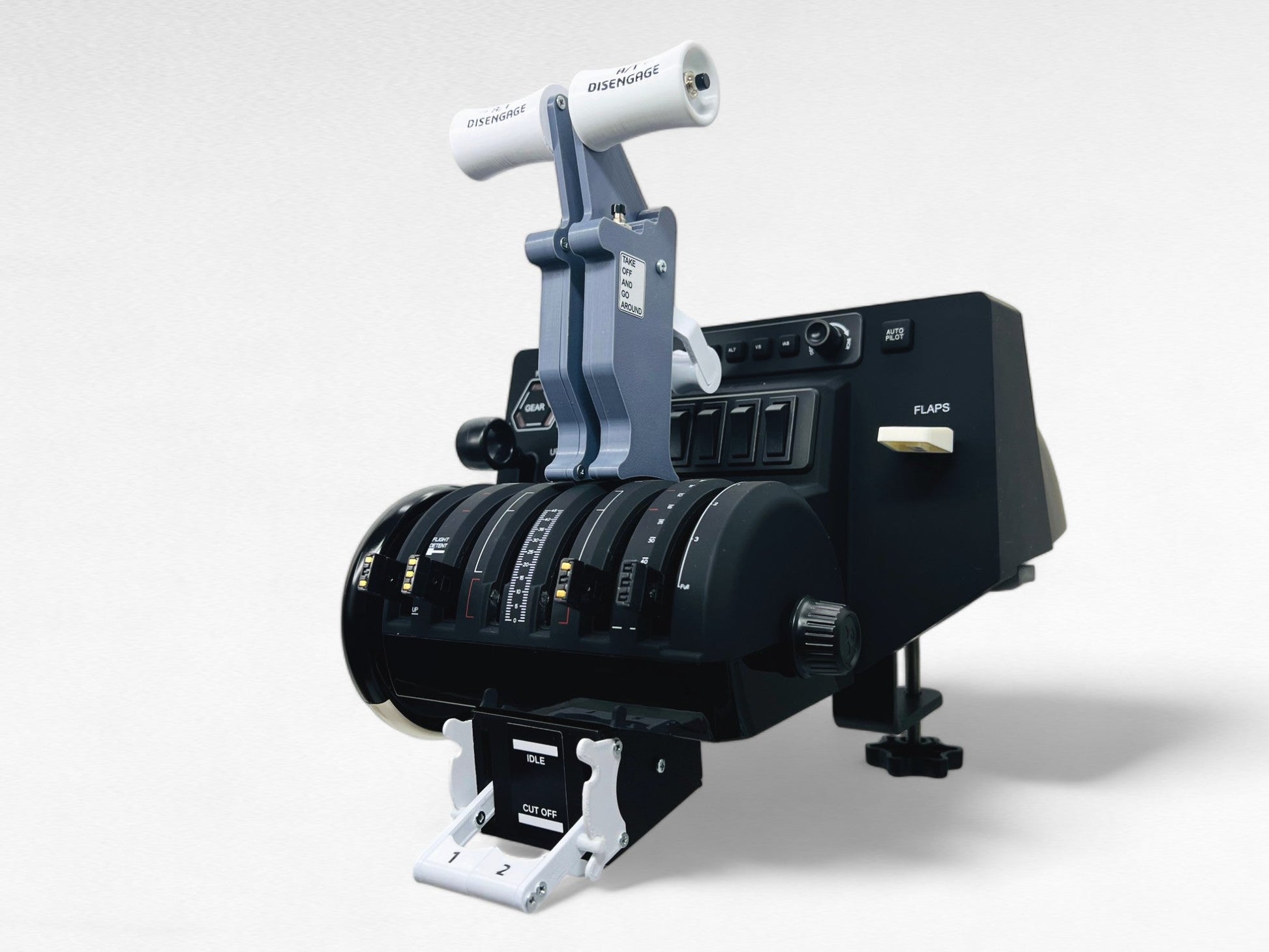 737 gear lever Boeing 737 Throttle/Thrust Lever Set for Honeycomb Bravo TQ, B737 Max – sierradelta3d