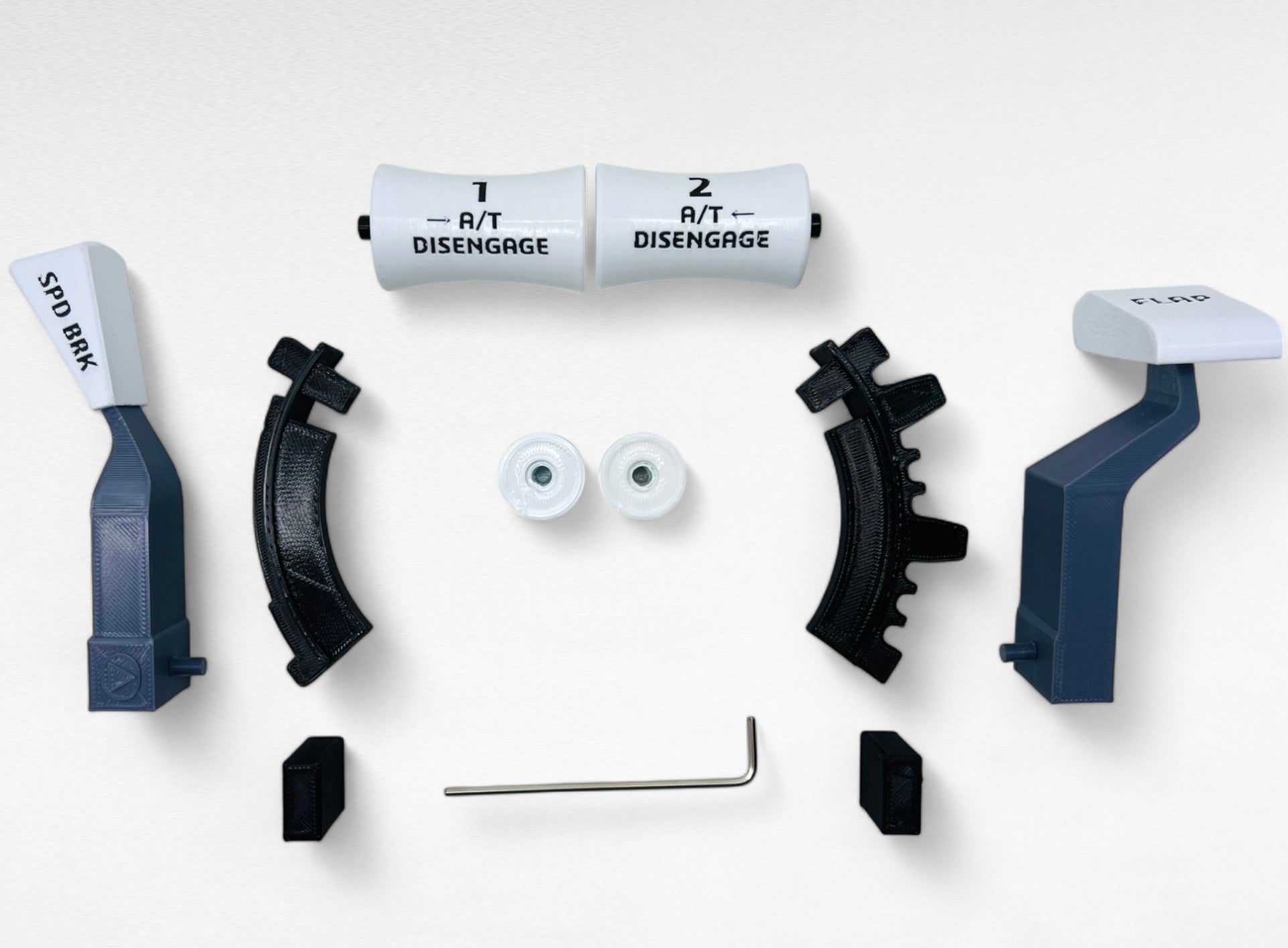 Boeing 737 Upgrade Kit for Honeycomb Bravo TQ - Thrust, Speedbrake & Flap Lever Set - sierradelta3d