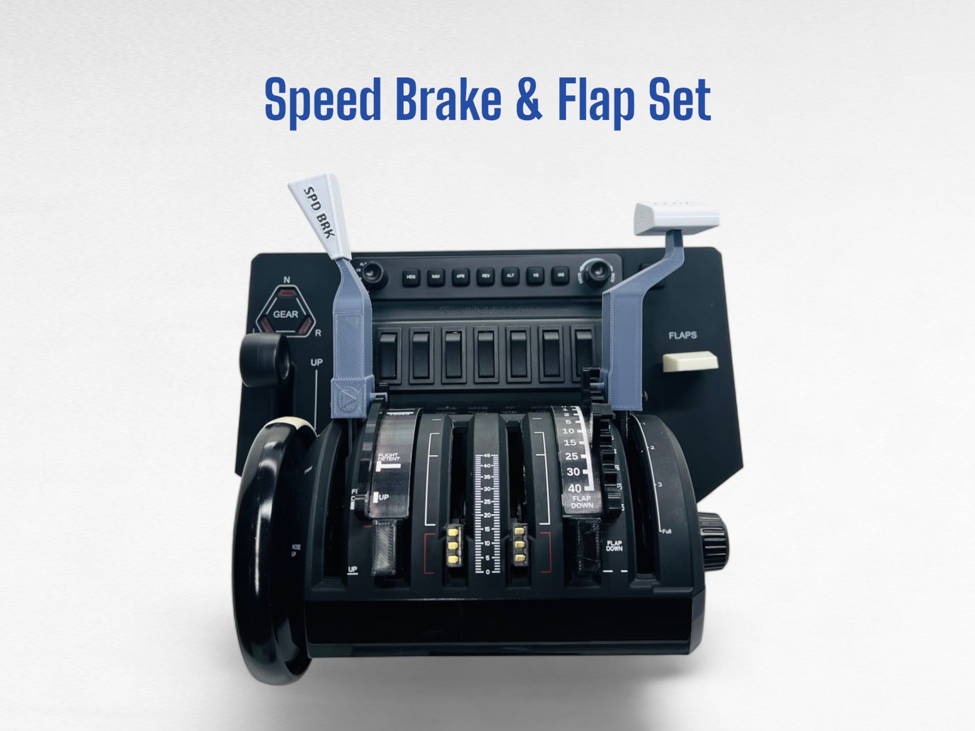 Boeing 737 Upgrade Kit for Honeycomb Bravo TQ - Thrust, Speedbrake & Flap Lever Set - sierradelta3d